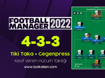 FM 2022 Taktik: Kazanırken Keyif Veren 4-3-3 Hücum Taktiği