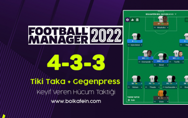FM 2022 Taktik: Kazanırken Keyif Veren 4-3-3 Hücum Taktiği